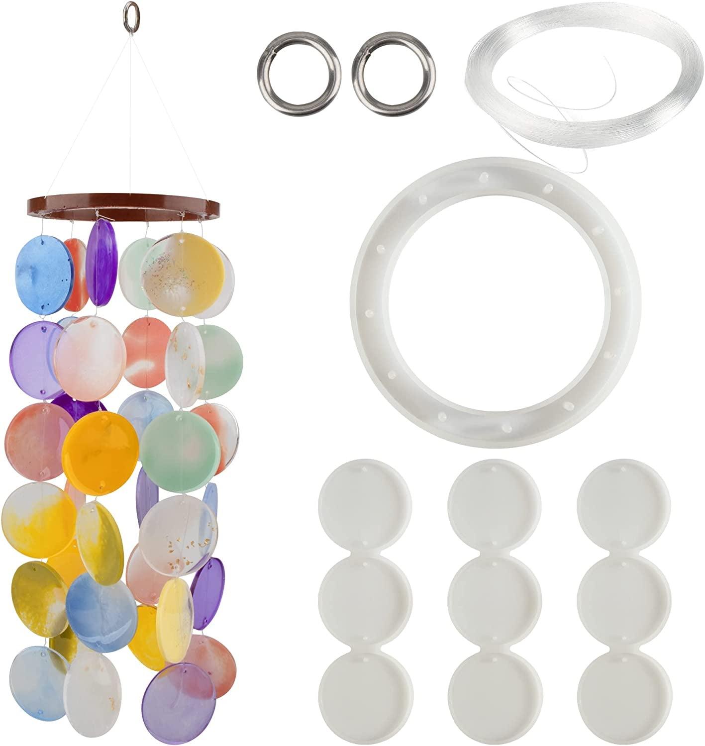 Silicone Resin Molds for Wind Chime, DIY Resin Wind Chime Molds Resin Casting Mold for Home Décor Resin Craft Supplies WoodArtSupply