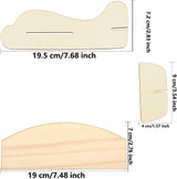 16 Pack DIY Wood Airplane Toys Unfinished Wooden Model Plane to Paint Wooden Craft WoodArtSupply