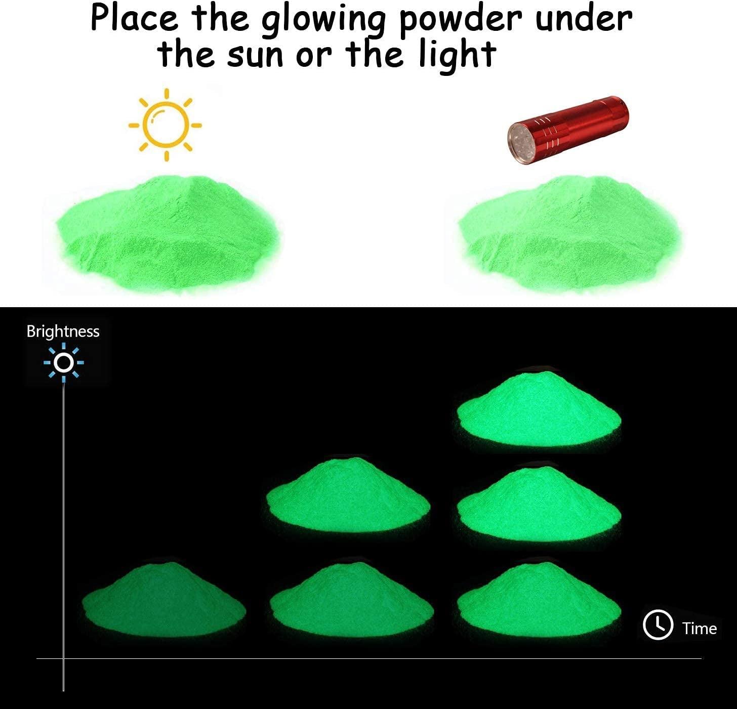 Glow in The Dark Pigment Powder - Epoxy Resin Color Pigment Dyes