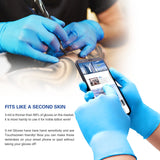 Wostar Nitrile Disposable Exam Gloves Medium Powder & Latex Free 4mil 100pcs Non-Sterile Disposable Gloves Wostar