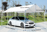 FDW Carport Car Port Party Tent Car Tent 10x20 Canopy Tent Metal Carport Kits Outdoor Garden Gazebo, Not Good for Strong Wind Condition FDW