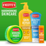 O'Keeffe's Working Hands Hand Cream, 3 Ounce Tube and Healthy Feet Foot Cream, 3 Ounce Tube O'Keeffe's