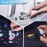 LET'S RESIN 3Pcs Silicone Mat for Crafts, 15.7" x 11.7" Nonstick & Nonslip Silicone Crafts Mat, Multipurpose Heat-Resistant Table Protector Silicone LET'S RESIN