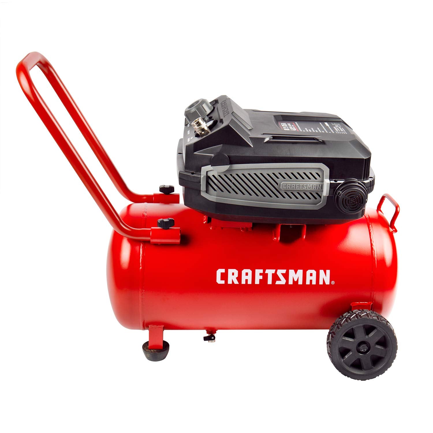 Craftsman Air Compressor, 10 Gallon 1.8 HP Max 175 PSI Pressure, Powerful and Portable Oil Free Compressor, Maintenance Free, for Home, Garage, - WoodArtSupply