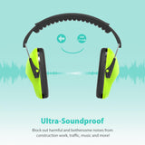 Dr.meter Ear Muffs for Noise Reduction: 27.4SNR Noise Cancelling Headphones for Kids with Adjustable Head Band, EM100 Hearing Protection Earmuffs for Dr.meter