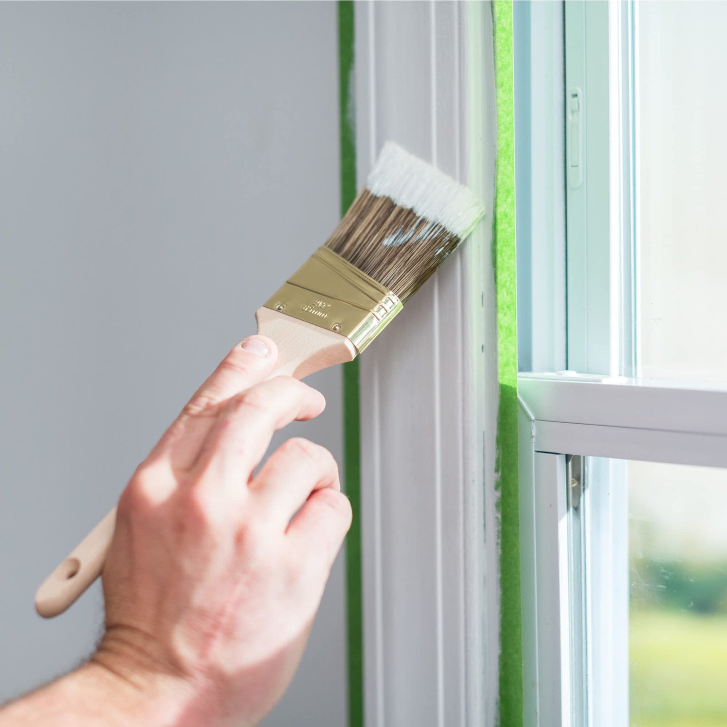 FROGTAPE Multi-Surface Painter's Tape with PAINTBLOCK, Medium Adhesion, 1.88" Wide x 60 Yards Long, Green (1358464) FROGTAPE