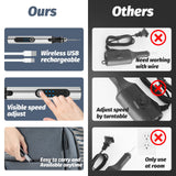 Defabee Engraving Pen with 34Bits, Portable Engraving Pen Electric Cordless Rotary Tools, Professional Engraver Tool for Metal to Wooden, Glass, Defabee