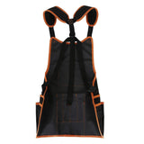 JBBERTH Woodworking Apron with 16 Pockets, Work Aprons, Cross-Back Straps Adjustable Size, Durable Canvas Construction, Reinforced Edges, Adjustable JBBERTH