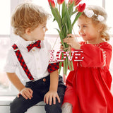 Wooden Love Letter Ornaments to Paint 7 Inch, Large Size Valentine's Day Wooden DIY Blank Unfinished Round Wood Discs Mothers Day Father's Day Sophena