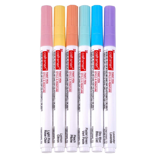 Craft Smart Pastel Color Paint Pen Set - WoodArtSupply