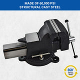 Yost Vises 910-AS 10" Heavy Duty Steel Bench Vise Yost Tools