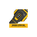 DEWALT 20V MAX* XR Cordless Polisher, Rotary, Variable Speed, 7-Inch, 180 mm, Tool Only (DCM849B) DEWALT