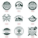 Personalized Custom Wood Burning Stamp with Handle - Unique Logo Branding Tool for Wood, Leather, and Food Generic