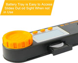 Rainyb Digital Angle Finder Tool 7inch 0-360 degree LED Digital Protractor with Horizontal Vertical Bubble Levels and Ruler Meter Accurate Tools for Rainyb