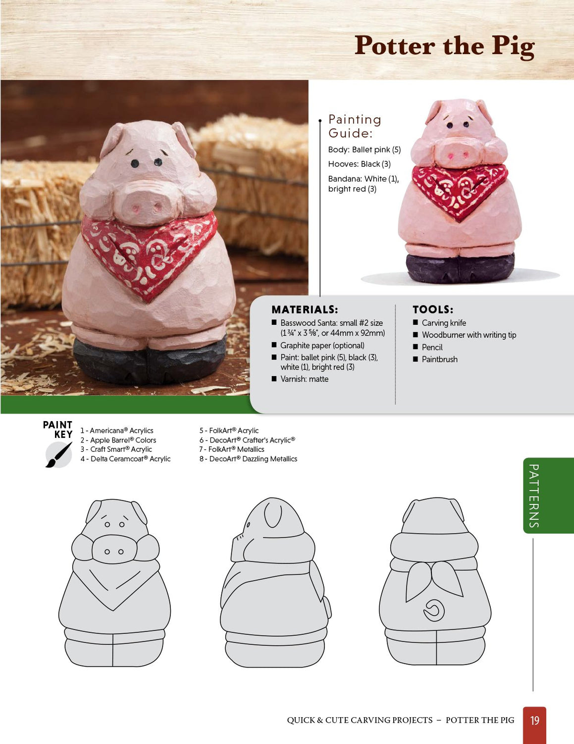 Quick & Cute Carving Projects: Patterns for 46 Projects to Carve in One Day (Woodcarving Illustrated Books) (Fox Chapel Publishing) Easy, Design Originals