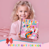 homicozy 3PCS Sticker Paint Books for Kids Ages 4-10,Unicorn Mermaid Animals Designs Paint by Stickers,Sticker by Numbers,Party Birthday Gifts for homicozy