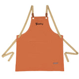 MT WORLD Personalized Chef Apron with Cross Back Straps for Men Women, Cotton Canvas Apron for Artists Painting, Kitchen Cooking Cross Back Apron for MT WORLD