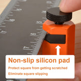 iGuerburn 2Pcs Stair Gauges for Framing Square, Stair Gauge Knobs for Layout Attachment Framing Jigs - Orange iGuerburn