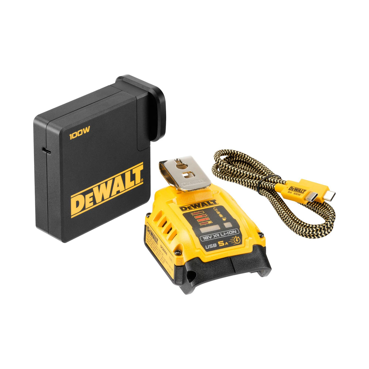 Dewalt DCB094K 20V MAX FLEXVOLT 5 Amp USB Charging Kit DEWALT