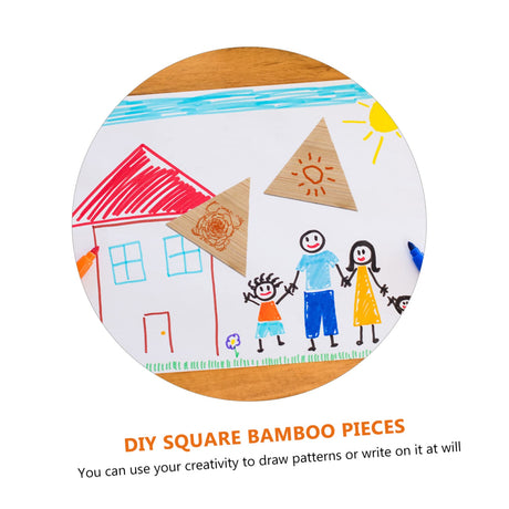 MAGICLULU 15pcs DIY Hand Painting Wood Cutout Shapes Unfinished Wood Chip Crafts Blank Wood Gift Tags Ornament for Kids Wood Log Slices Ornaments for MAGICLULU