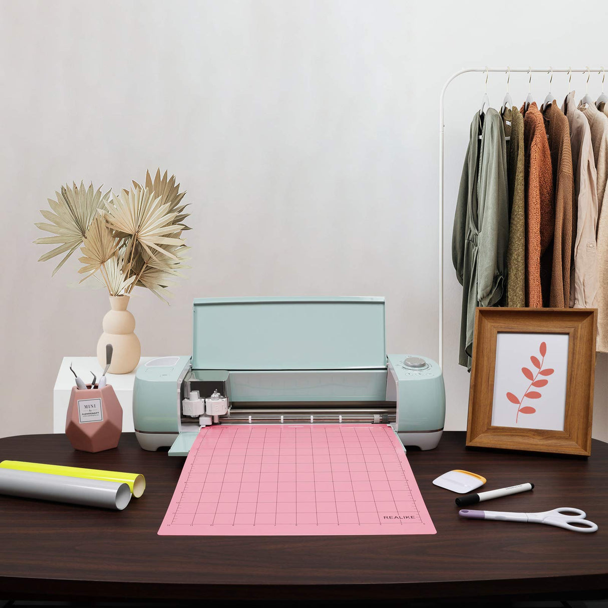 REALIKE Cutting Mat for Cricut Maker 3/Maker/Explore 3/Air 2/Air/One (12x12 inch,4 Mats, StandardGrip/LightGrip/StrongGrip/FabricGrip) Variety REALIKE