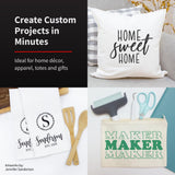 Speedball Beginner Screen Printing Craft Vinyl Kit, Use with Cutting Machine to Easily Print Custom T-Shirts and Home Decor Speedball