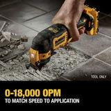 DEWALT XTREME 12V MAX Brushless Cordless Oscillating Tool Only (DCS353B) DEWALT