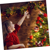 EXCEART 60 Pcs Christmas Deer Pendant Deer Head Wood Cutouts Wooden Deer Head Christmas Ornaments Reindeer Wooden Decor Christmas Tree Decorations EXCEART