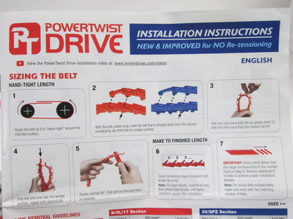 Craftsman Fenner Power Twist Belt Kit with Pulleys & Keys 315.xxxxxx series Table Saw - WoodArtSupply