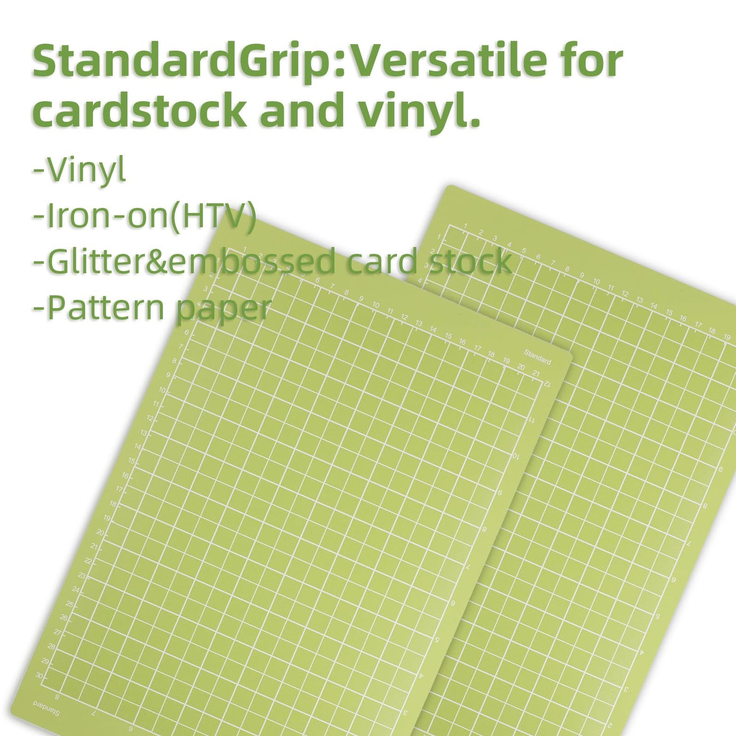 Srunffe Cutting Mat for Cricut Joy Xtra, 12" x 8.5", Adhesive Cutting Mats/Card mat Accessories for Cricut Joy Xtra (Green for cricut joy Xtra (2 Srunffe