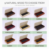 Mikutowski Woodworking Personalized Wooden Keepsake Box - Handmade in USA - Wood Art Artisan Trinket Box - Original Engraved Keepsake Box Organizer - Mikutowski Woodworking