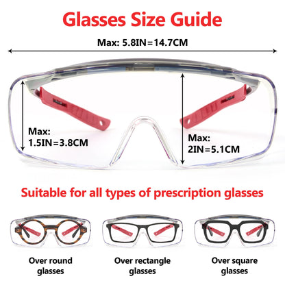 Professional 10600nm CO2 Laser Glasses for Eye Protection,Safety Goggles Cover Prescription Glasses, 9000-11000nm Laser Safety Glasses OD6+Level for - WoodArtSupply