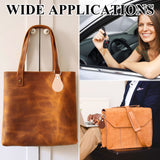 20 Pack Leather Key Fob Kit PU Leather Keychain Blanks with Key Rings and Rivets Key Chain Blanks for DIY Craft Laser Engraving Keychain Making TiciKim