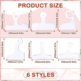 Frienda 6 Pcs Charcuterie Board Template Acrylic Router Template Cutting Board Template for Woodworking Thick Handle Template with 3 Pens Angled Frienda