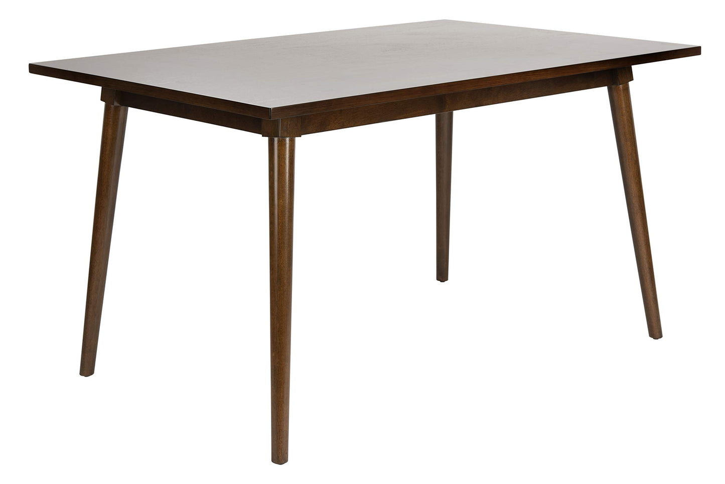 Safavieh Home Tia Modern Walnut Dining Table - WoodArtSupply