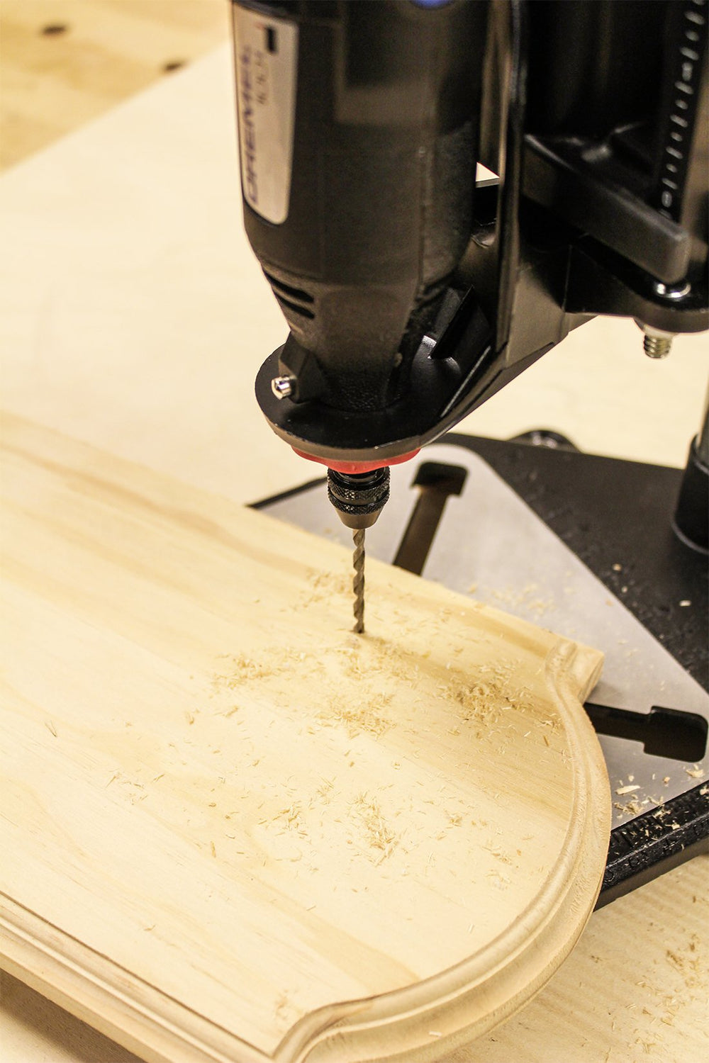 Milescraft 1097 ToolStand - Variable Speed Drill Press Stand (compatible with Dremel). Rotary Tool Not Included Milescraft