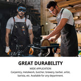 carrotez Durable Goods - Heavy Duty Canvas Work Apron [2nd Generation], Barber apron, Cotton Canvas Cross Back Adjustable Apron with Pockets, carrotez