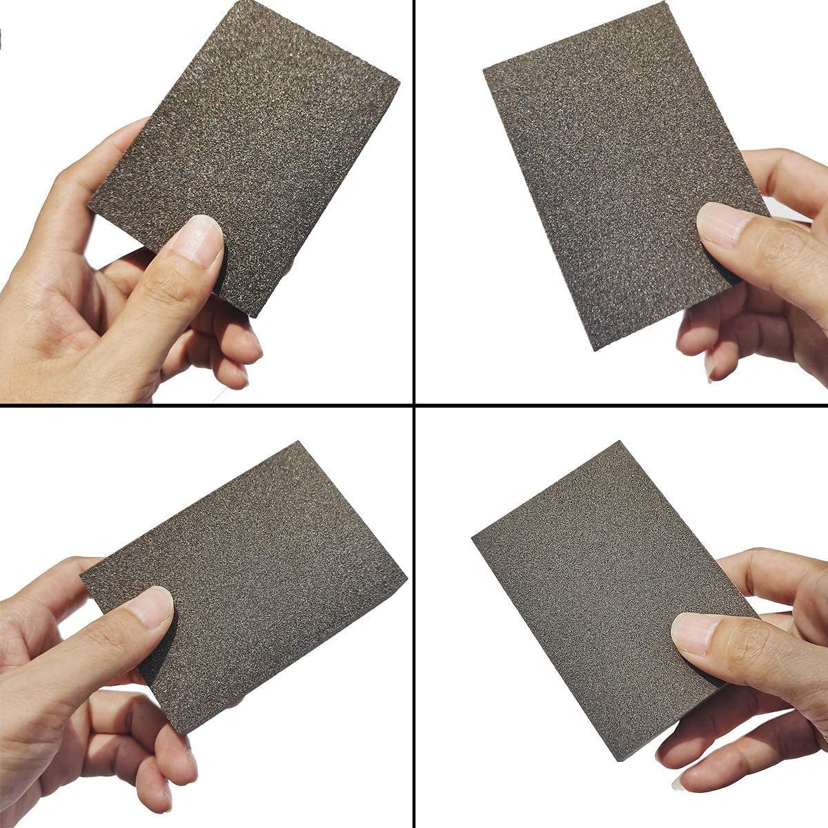8 PCS Sanding Sponge,120 220 320 400 Coarse Medium Fine Grit Sanding Block, Sander Sponges for Drywall Metal, Sandpaper Sponge Sanding Blocks for SACKORANGE