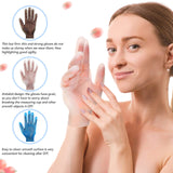 3 Pairs Reusable Safe Silicone Gloves for Resin Casting Projects Waterproof Silicone Gloves Finger Protectors for DIY Crafts Mitten Crystal Epoxy Geyoga