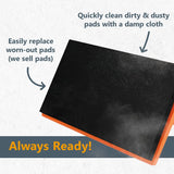 POWERTEC 71032 Safety Push Block Set for Woodworking, Table Saws, Jointers and Router Tables, Orange Color, 2-Pack POWERTEC