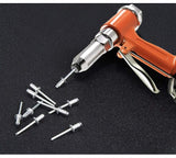 VOTOER Pneumatic Rivet Gun Hydraulic Air Riveter Tool Labor Saving Rivet Riveting Nut Nail Insert Hand Tool Set, 1/4-inch 3/16-inch 5/32-inch VOTOER
