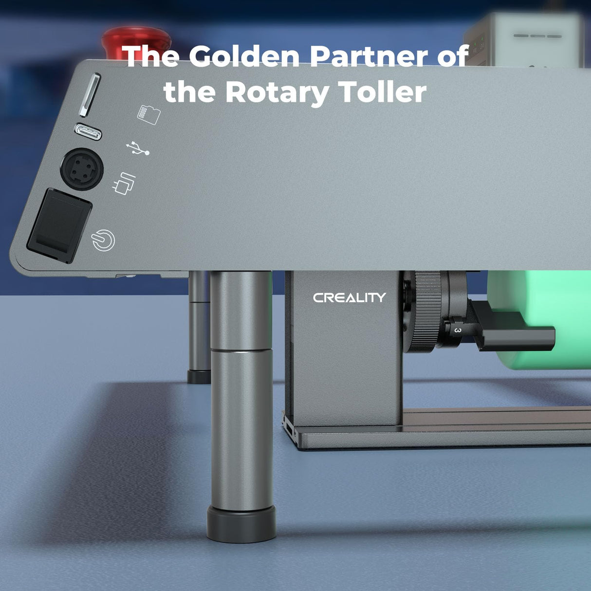 Creality Falcon 2 Laser Engraver Raisers, 4Pcs Risers for Laser Cutter and Engraver Machine, 56mm / 2.2 inch M6 Screw Risers, Increase Total Height CREALITY FALCON