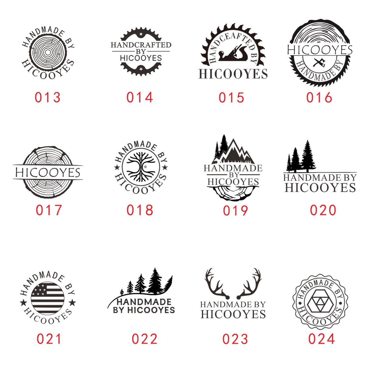 Custom Branding Iron Kit with Personalised Wood Burning Stamp for Crafts and Leather Yuwu