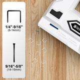 Bielmeier Electric Staple Gun, 2 in 1 Lithium-ion Electric Stapler, 4V Cordless Brad Nailer Kit with Staples Nails, USB Charger, Power Tacker for populo