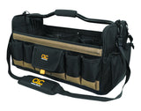 Custom Leathercraft WORK GEAR 1579 20 Inch, Open Top, Soft Sided Tool Box, 27 Pockets Custom Leathercraft