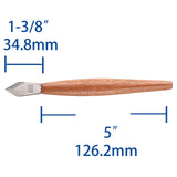 Marking Knife with Plastic Protector, Marking Gauge Woodworking, Premium Woodworking Tool with High Speed Steel Sharp Blade, Beautiful Rose Wood MKC
