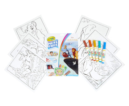 Crayola Lion King Pages & Markers Color Wonder Pad and Markers, Multicolor - WoodArtSupply