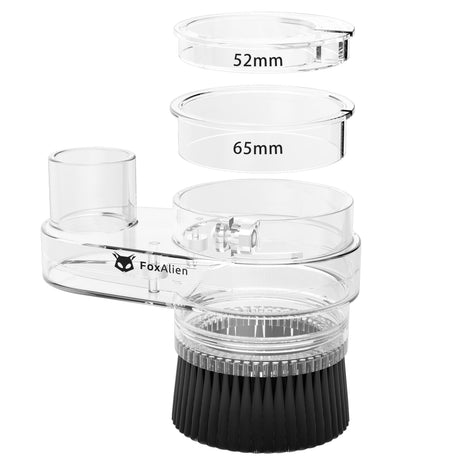 FoxAlien 69mm Diameter Dust Shoe for CNC Router Machine, Compatible with 52mm Spindle Motor and 65mm Router, Hose Diameter 38mm FoxAlien