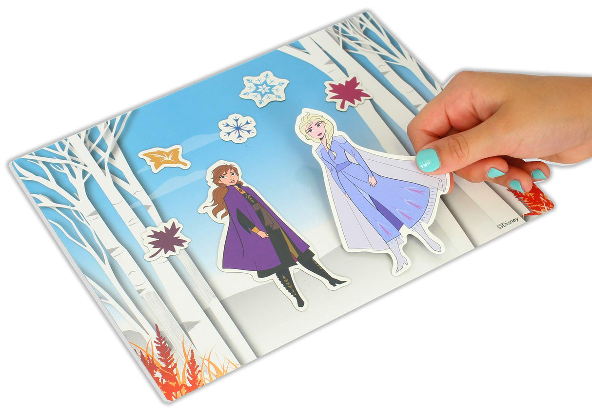 Tara Toys Frozen 2 Enchanted Activity Tote - Ultimate Princess Adventure Bag with Coloring Books, Stickers, and Craft Supplies, Travel-Friendly Set Disney