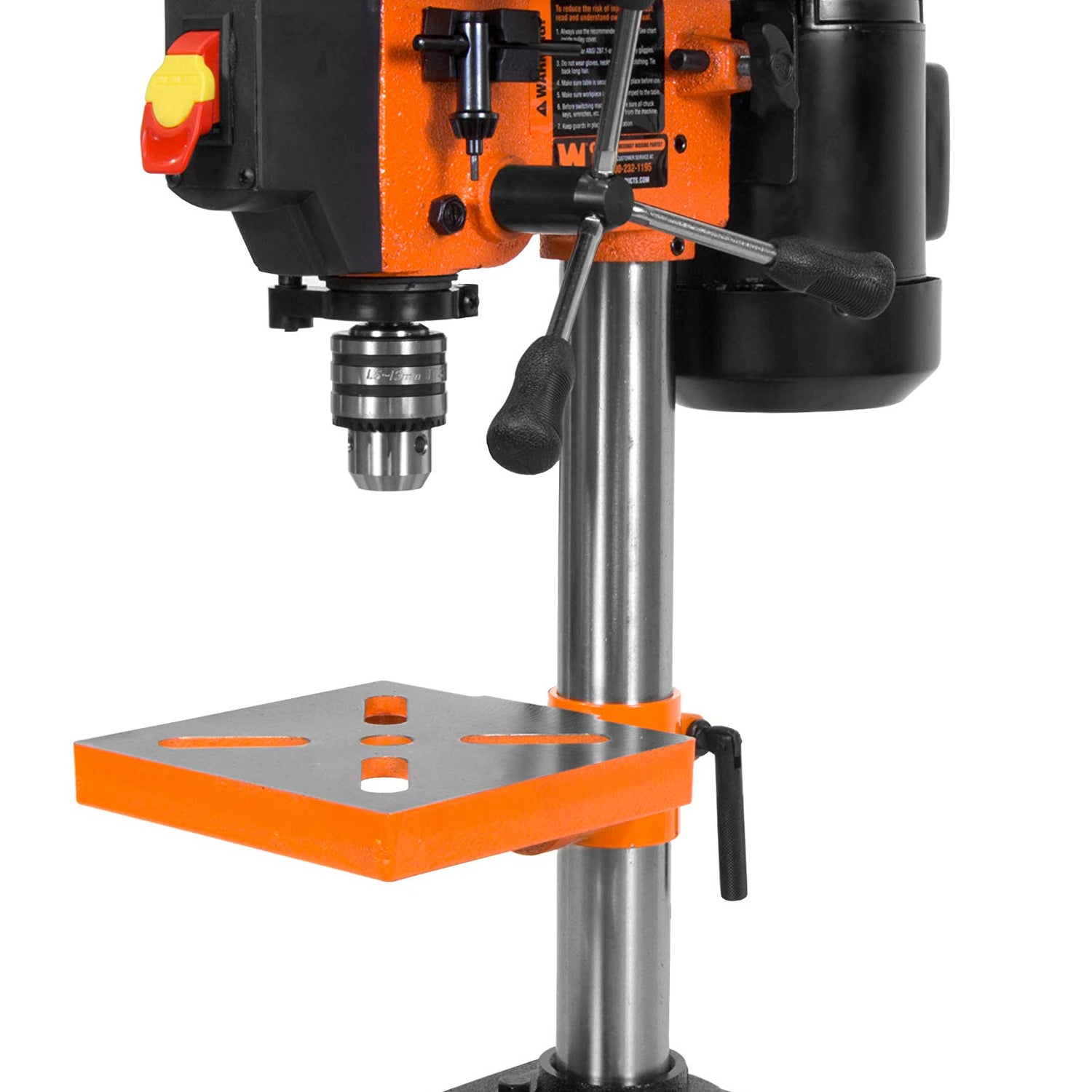 WEN 4206T 2.3-Amp 8-Inch 5-Speed Cast Iron Benchtop Drill Press,Black,Orange & 9-Inch Band Saw, 2.8-Amp Benchtop (BA3959) WEN